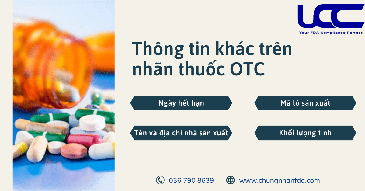 Thông tin khác trên nhãn thuốc OTC