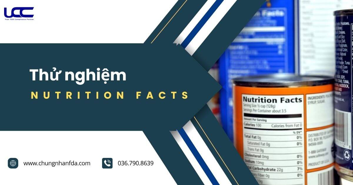 Thử nghiệm bảng Nutrition Facts