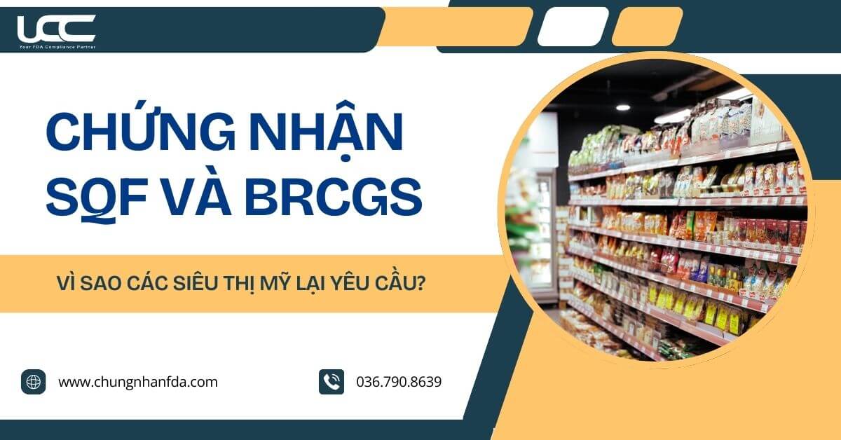 Chứng nhận SQF và BRCGS
