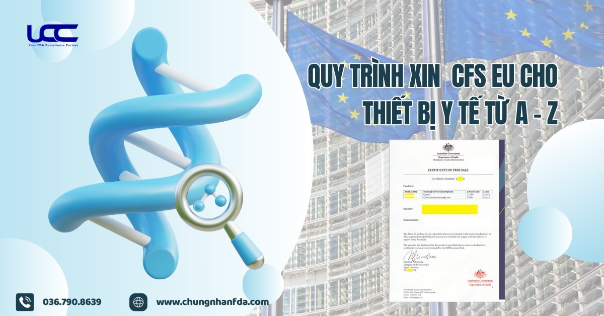 Quy trình xin CFS EU cho thiết bị y tế từ A - Z