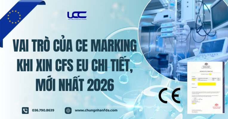 Vai trò của CE Marking khi xin CFS EU chi tiết, mới nhất