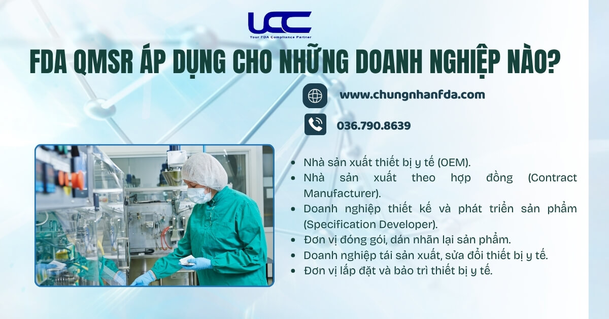 FDA QMSR áp dụng cho những doanh nghiệp nào?