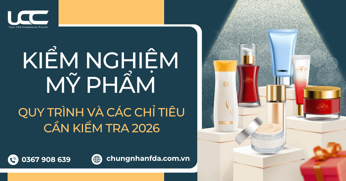 Quy trình kiểm nghiệm mỹ phẩm