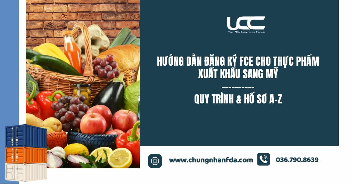 Hướng Dẫn Đăng Ký FCE Cho Thực Phẩm Xuất Khẩu Sang Mỹ